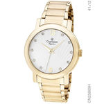 Relógio Champion Feminino Elegance Dourado Cn25869h