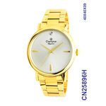 Relógio Champion Feminino Elegance Dourado Cn25896h