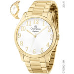 Relógio Champion Feminino Elegance Dourado Cn26019h