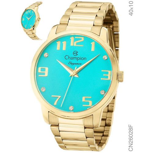 Relógio Champion Feminino Elegance Dourado CN26028Y