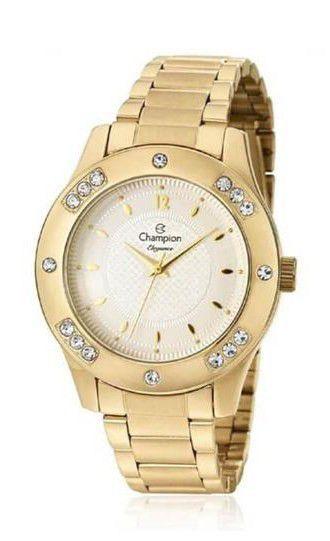 Relógio Champion Feminino Elegance Dourado Cn27429h - Cod 30017438