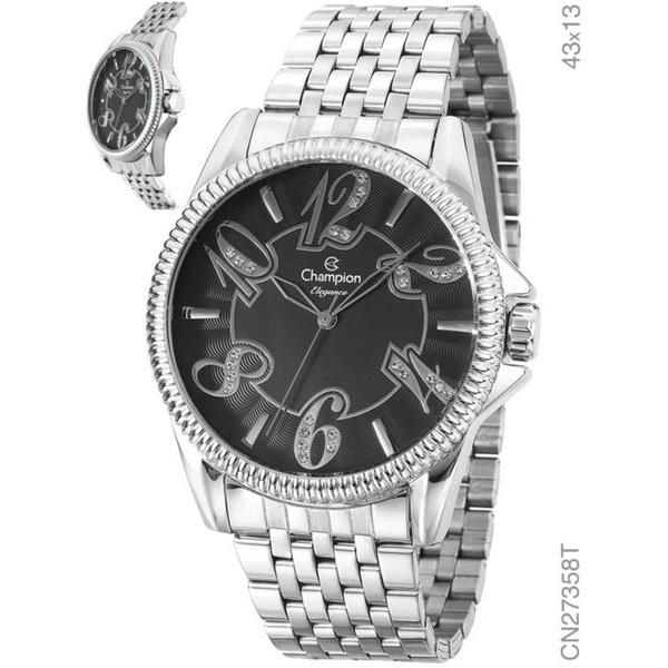 Relógio Champion Feminino Elegance Prateado CN27358T