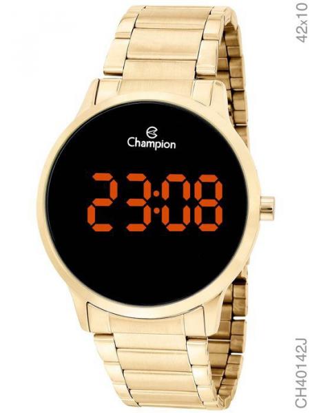 Relógio Champion Feminino Fashion Led Dourado CH40142J