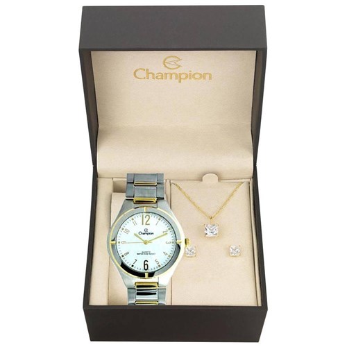 Relógio Champion Feminino Misto Classic Kit Ch22420w