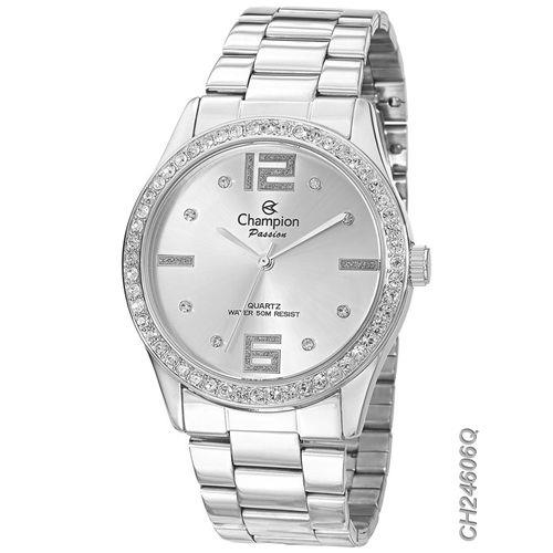 Relógio Champion Feminino Passion Ch24606q Aço Prata 40mm