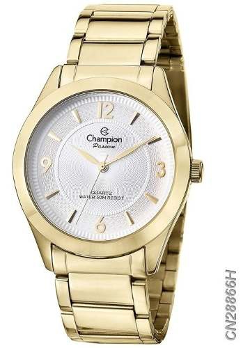 Relógio Champion Feminino Passion Dourado Cn28866h Original