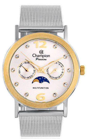 Relógio Champion Feminino Prata Passion Ch38208w - Cod 30025886