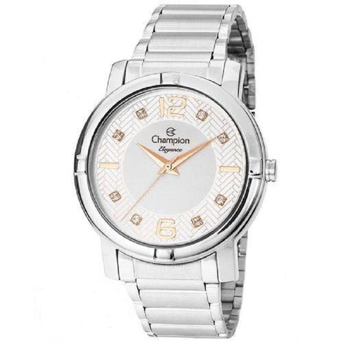 Relógio Champion Feminino Prateado Elegance CN25252Q