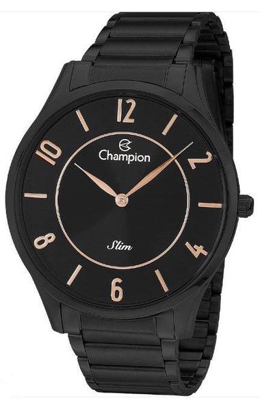 Relógio Champion Feminino Preto Slim Ca21759p - Cod 30029127