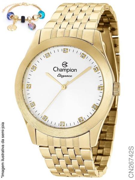 Relógio Champion Feminino + Pulseira CN26742S