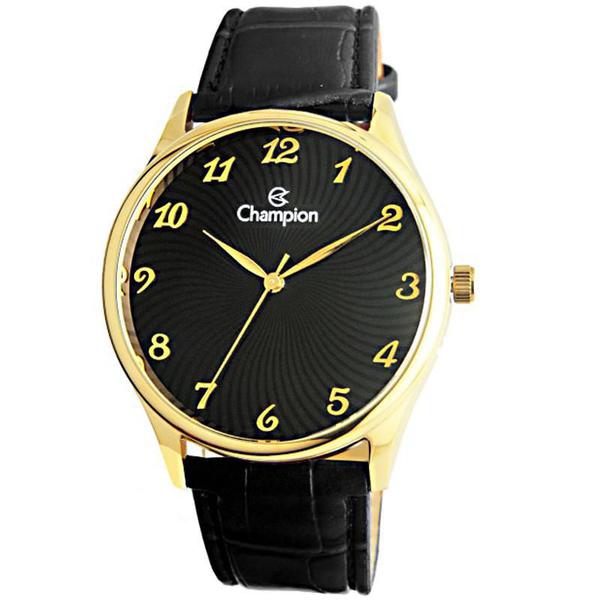 Relógio Champion Feminino Pulseira e Caixa Preta - CN20551P