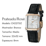 Relógio Champion Feminino Pulseira em couro CH22751Z