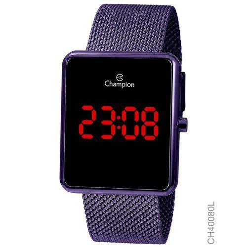 Relógio Champion Feminino Quadrado Roxo Ch40080l