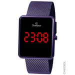 Relógio Champion Feminino Quadrado Roxo Ch40080l