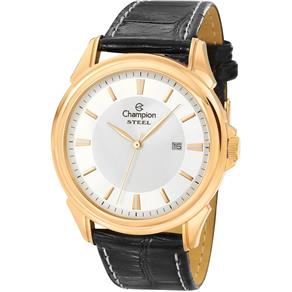 Relógio Champion Feminino Rose Pulseira Couro Ca21204z