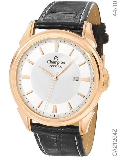 Relógio Champion Feminino Rose Pulseira Couro Ca21204z