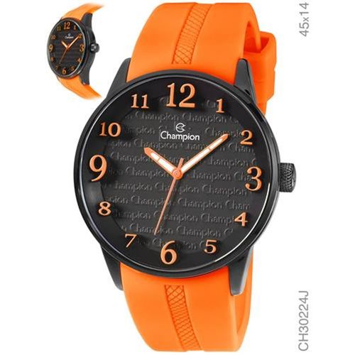 Relógio Champion Feminino Silicone Coral Ch30224j
