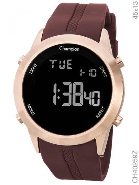 Relógio Champion Fiorano Digital Rosê Silicone CH40259Z