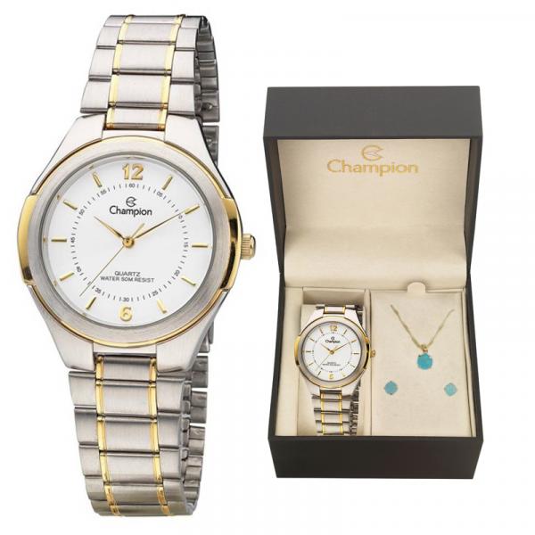 Relógio Champion Kit Feminino Ch22037e, C/ Garantia e Nf