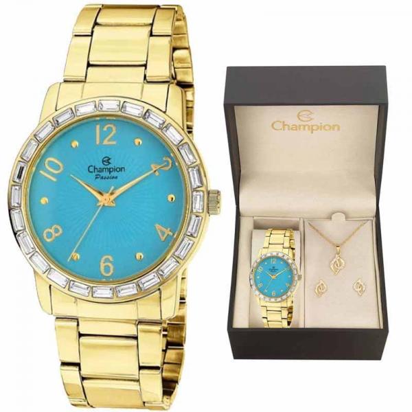 Relógio Champion Kit Feminino Ch24437y C/garantia e Nf