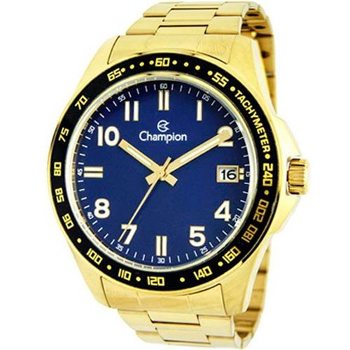 Relógio Champion Masculino Dourado CA31328A Calendário