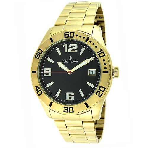 Relógio Champion Masculino Dourado Mod Ca31202u