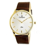 Relógio Champion Masculino Dourado Slim CA21820S