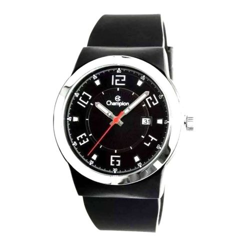 Relógio Champion Masculino Esportivo Pulseira Silicone Analógico Calendário Ca31597p