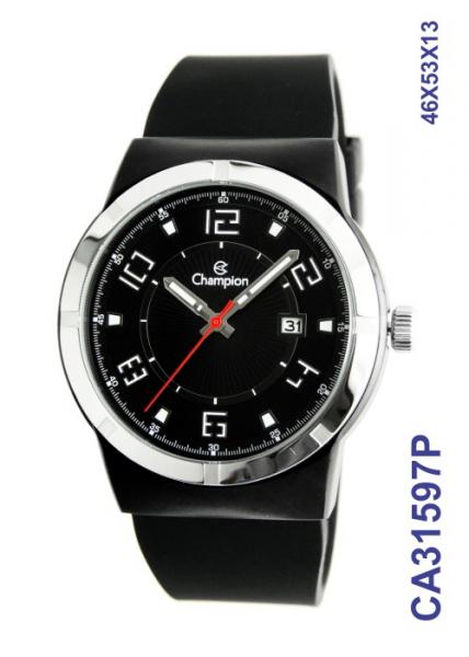 Relógio Champion Masculino Pulseira Silicone CA31597P