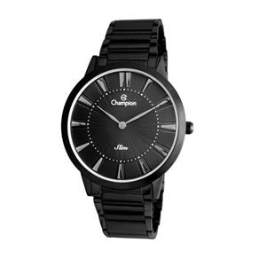 Relógio Champion Masculino Ref: Ca21740p Slim Black