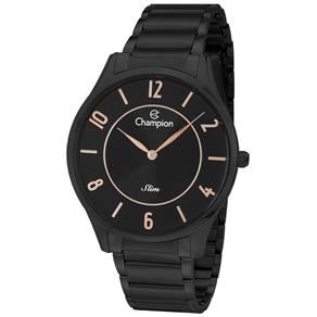 Relógio Champion Masculino Ref: Ca21759p Slim Black