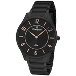 Relógio Champion Masculino Ref: Ca21759p Slim Black