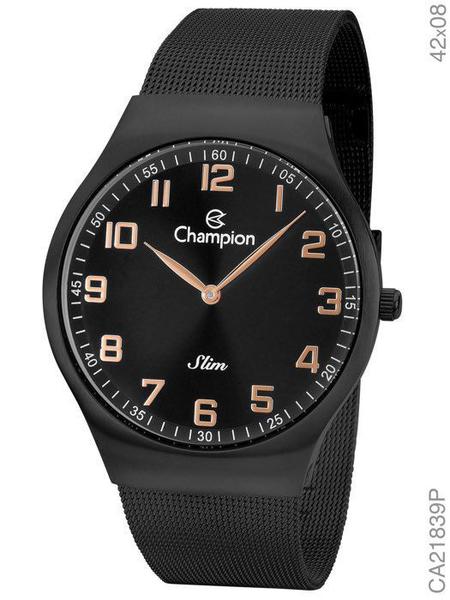 Relógio Champion Masculino Slim Ca21839p preto