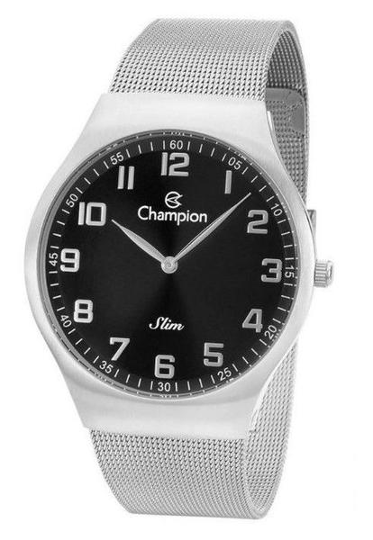 Relógio Champion Masculino Slim Prateado Ca21839t - Cod 30029130