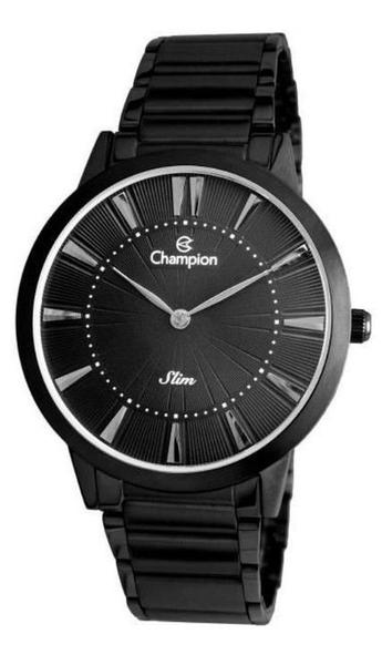 Relógio Champion Masculino Slim Preto Ca21740p - Cod 30029126
