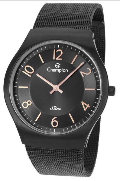 Relógio Champion Masculino Slim Preto Ca21848p - Cod 30029131