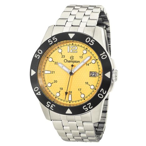 Relógio Champion Masculino Visor Amarelo - Ca31319y
