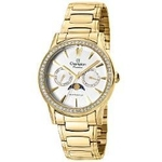 Relogio Champion Passion Feminino Dourado Original Ch38440h