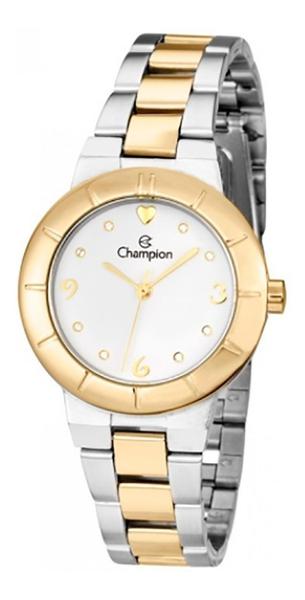 Relógio Champion Prateado e Dourado Feminino Ch26855b