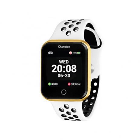 Relógio Champion Smartwatch Branco e Dourado CH50006B