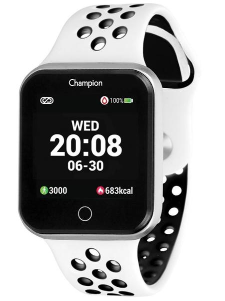 Relógio Champion Smartwatch Branco e Prata