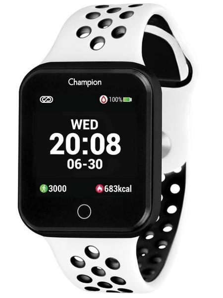 Relógio Champion Smartwatch Branco e Preto