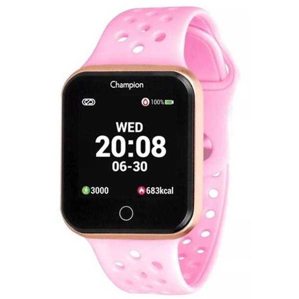 Relógio Champion Smartwatch Digital CH50006R Bluetooth 4.0 Rosê/ Rosa