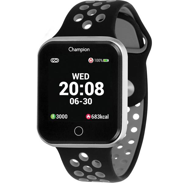 Relógio Champion Smartwatch Preto e Cinza CH50006C