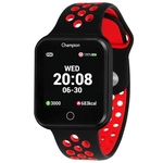 Relógio CHAMPION Smartwatch preto/vermelho CH50006V