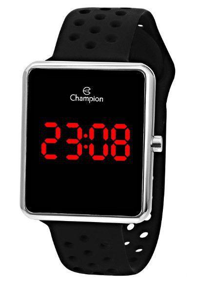 Relógio Digital Preto Champion CH40080D - Casa das Alianças