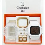 Relógio Champion Yot Unissex Troca Pulseira Branco e Transparente Cp40180x-81425