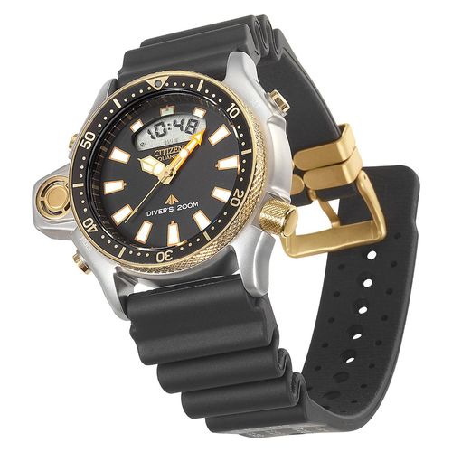Relógio Citizen Aqualand Caixa de 40 MM Pulseira em Borracha