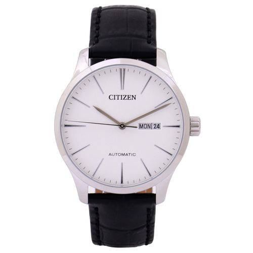 Relógio Citizen Automático Preto Couro Masculino NH8350-08B