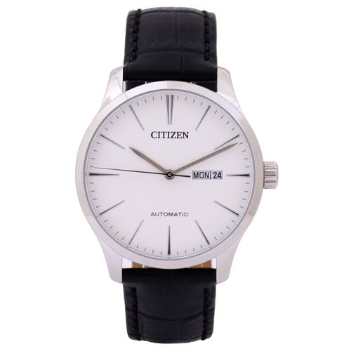 Relógio Citizen Automático Preto Couro Masculino NH8350-08B